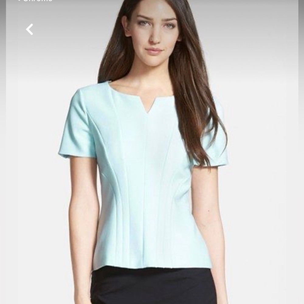 BOSS “Iladi” Notch Neck top